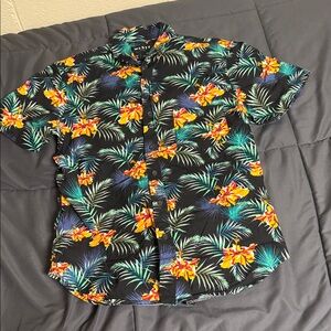 Vibrant Floral Men's Casual Shirt